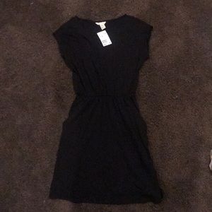 black t-shirt dress